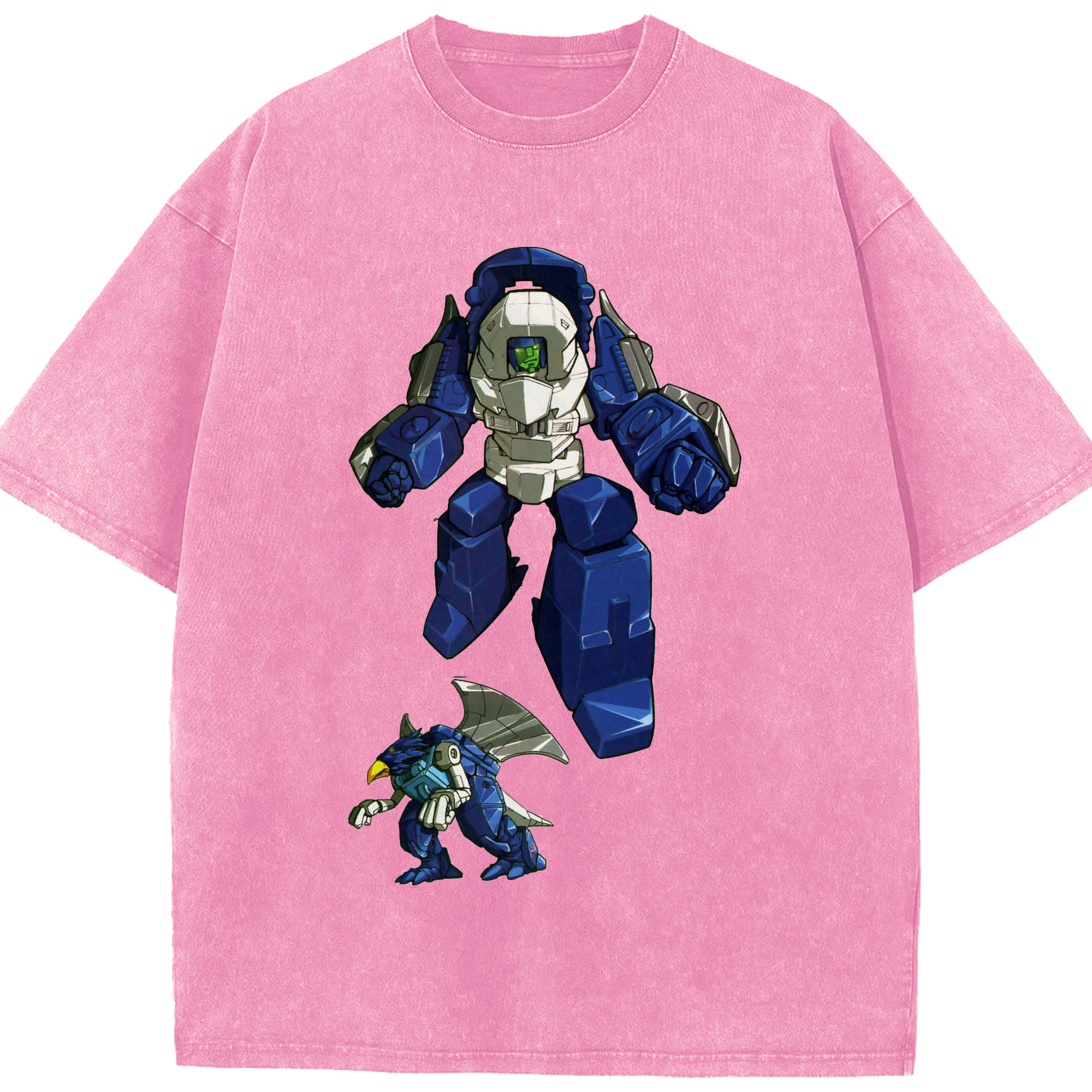 （画像用）  綿100% ヴィンテージ風 半袖Tシャツ（フロントプリント）